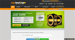 Desktop Screenshot of jagohosting.net